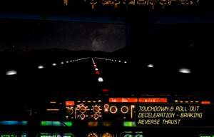 Queenstown Night Operations - cockpit